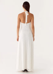 Robe longue Vanessa - Ivoire