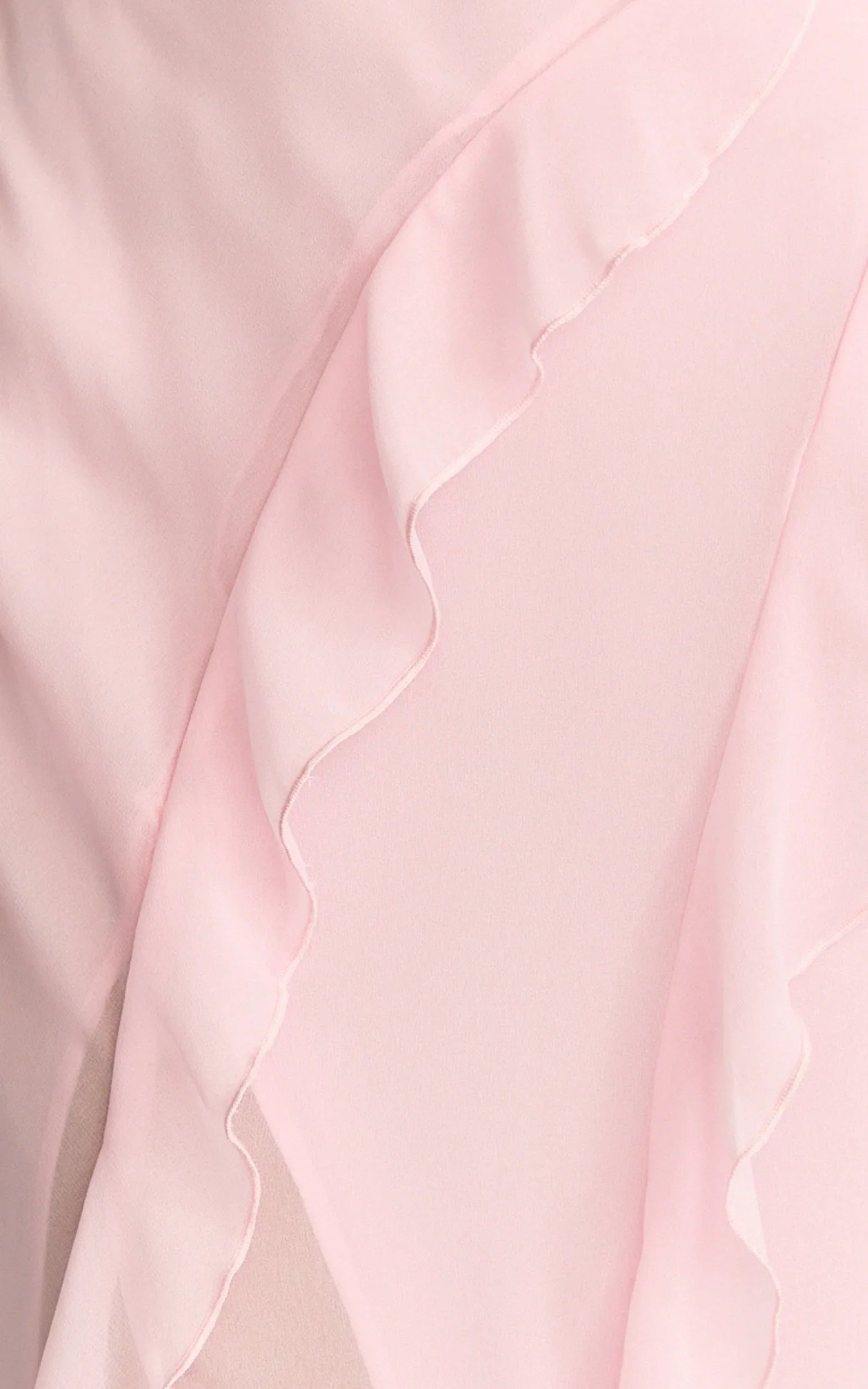 Robe Connie Mi-Longue - Robe Rose à Volants