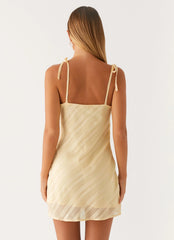 Mini-robe Remy - Jaune