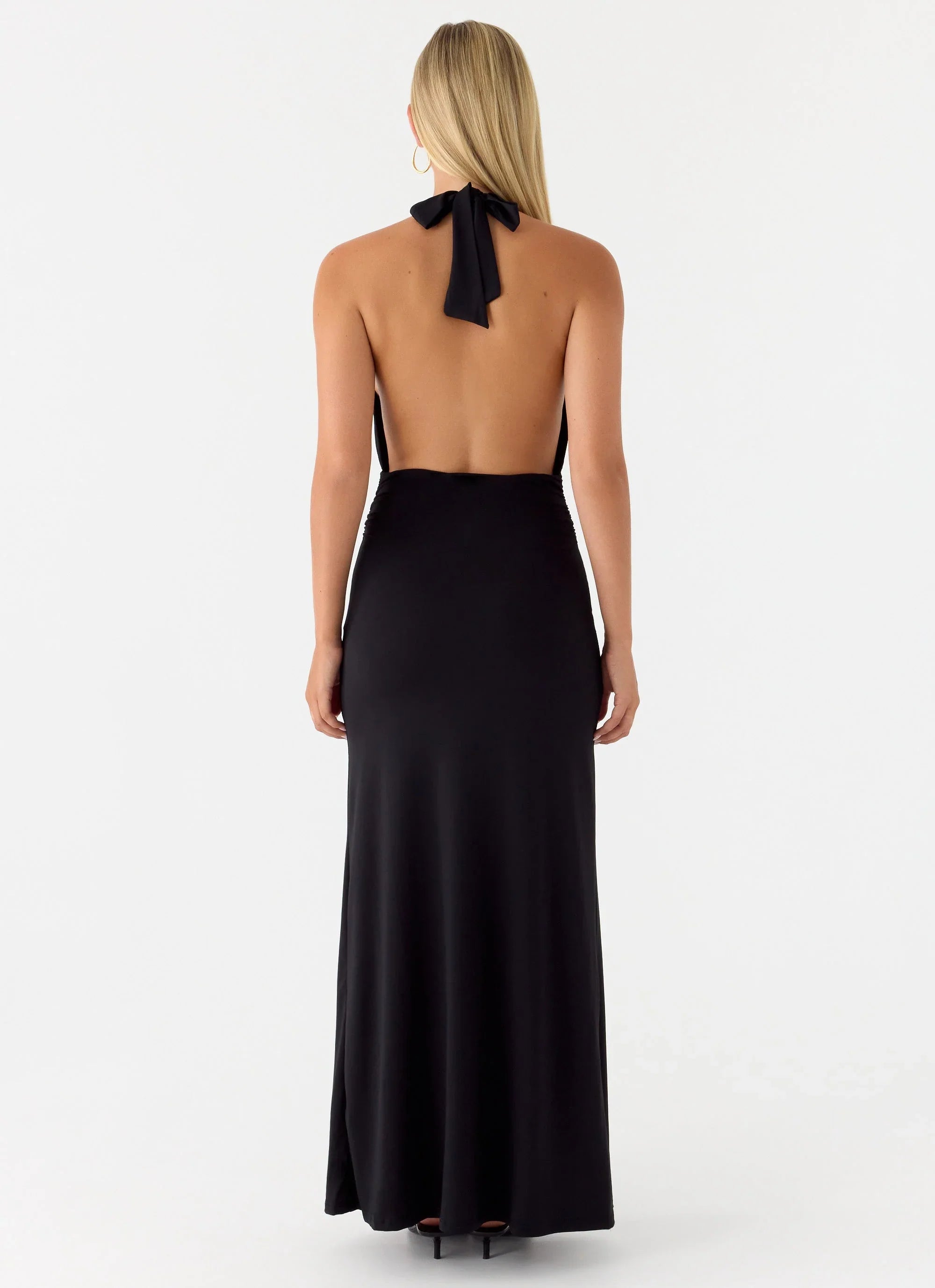 Robe longue Crazy Over Me - Noir