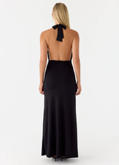 Robe longue Crazy Over Me - Noir