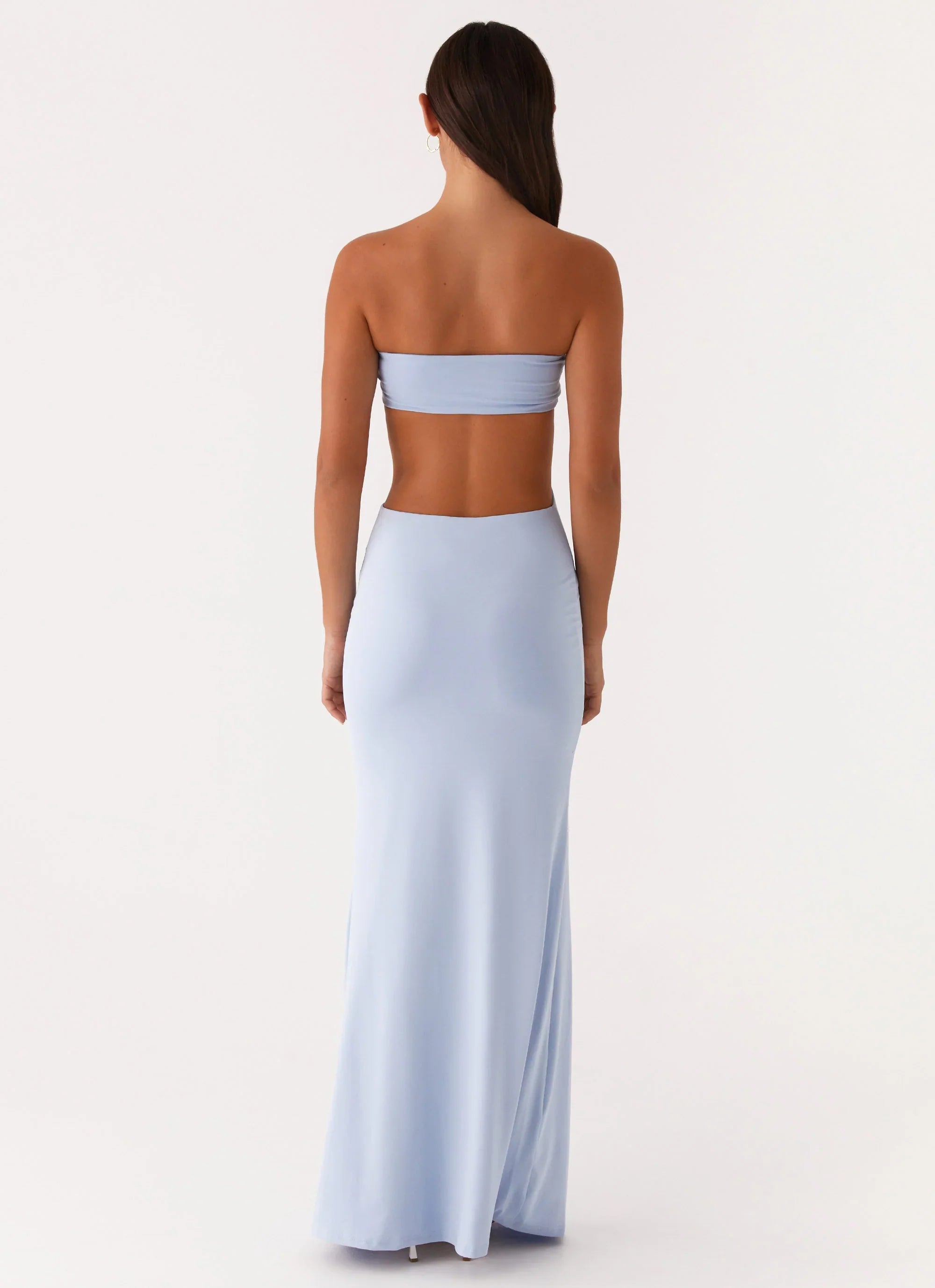 Robe longue Tatiana - Bleu