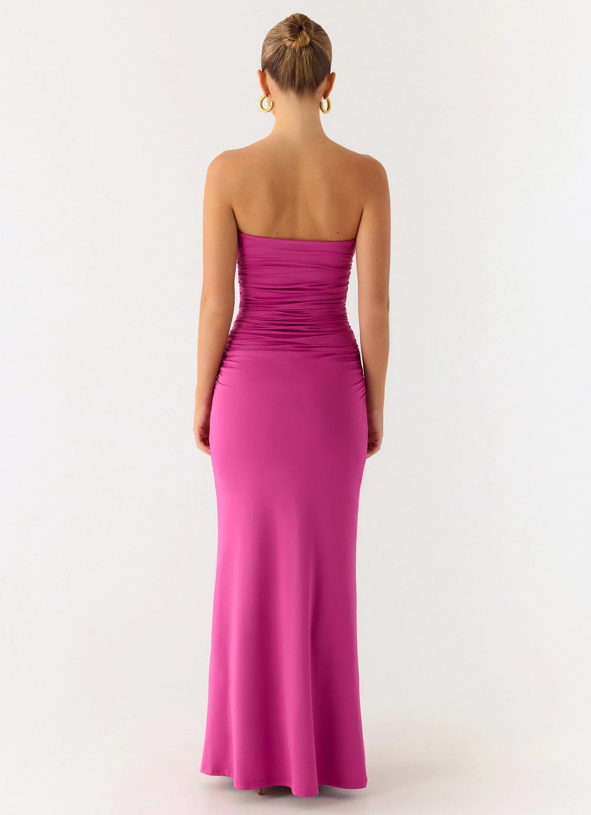 Robe longue Party After Party Shell - Fuchsia