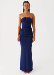 Robe longue Rudy - Marine