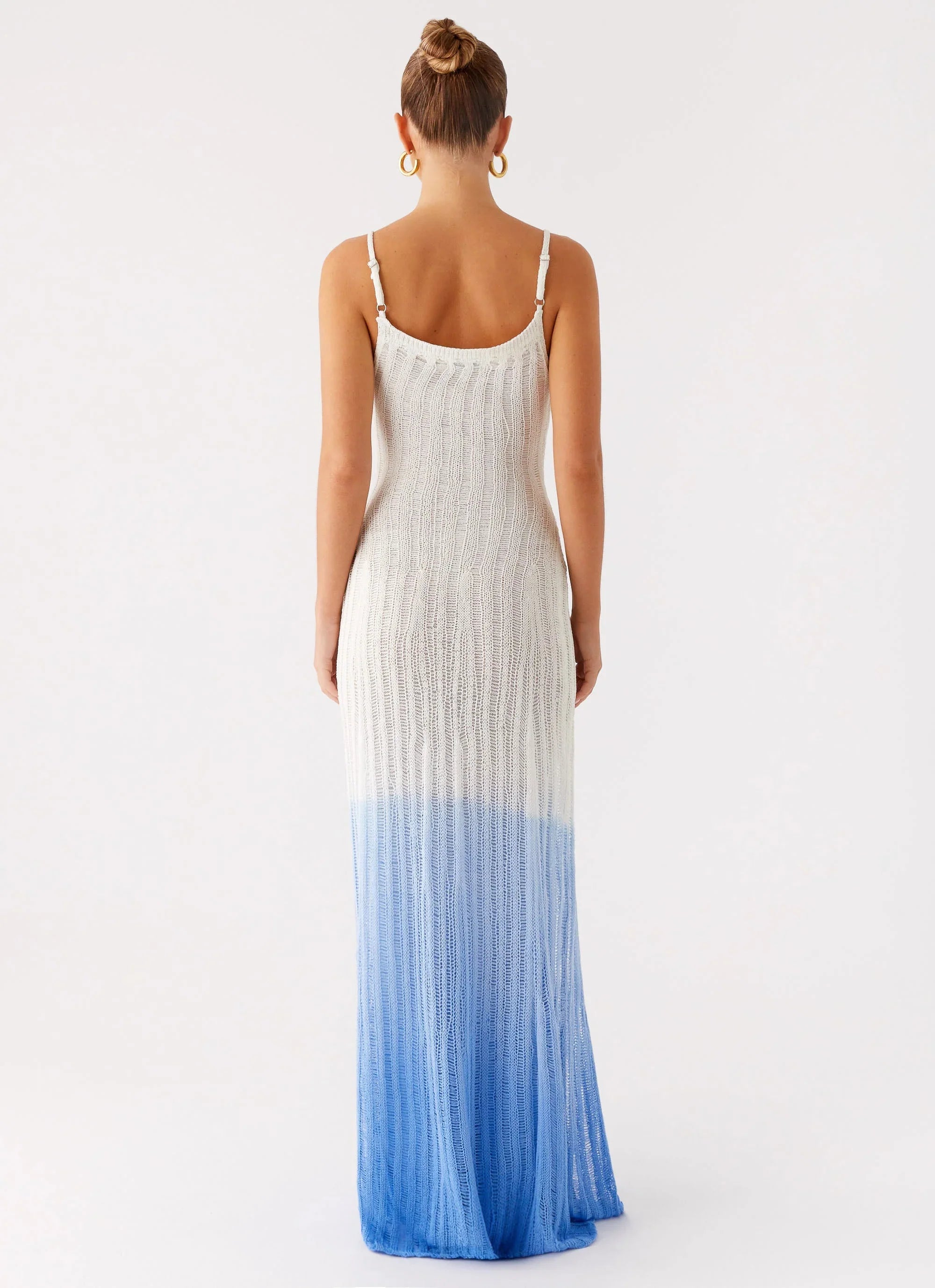 Robe longue Kiki - Bleu ombré