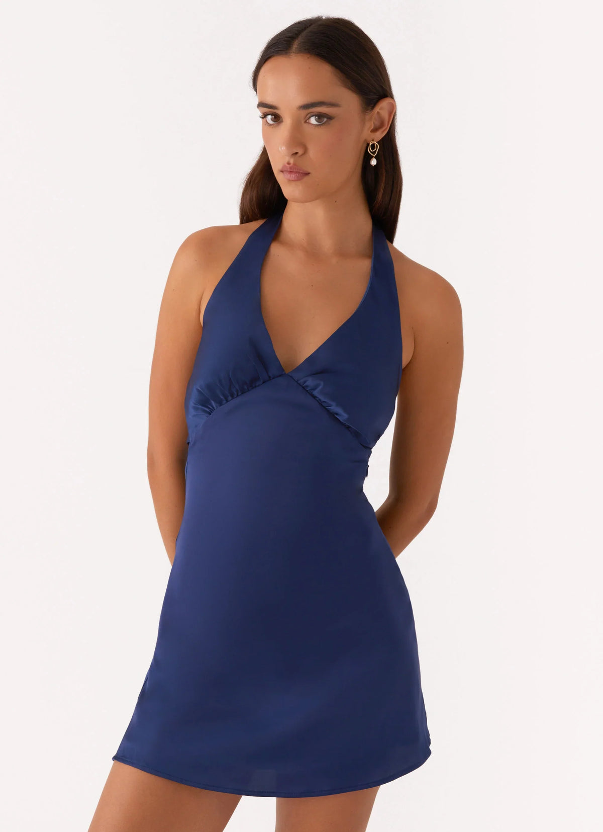Mini-robe Cœur lourd - Marine