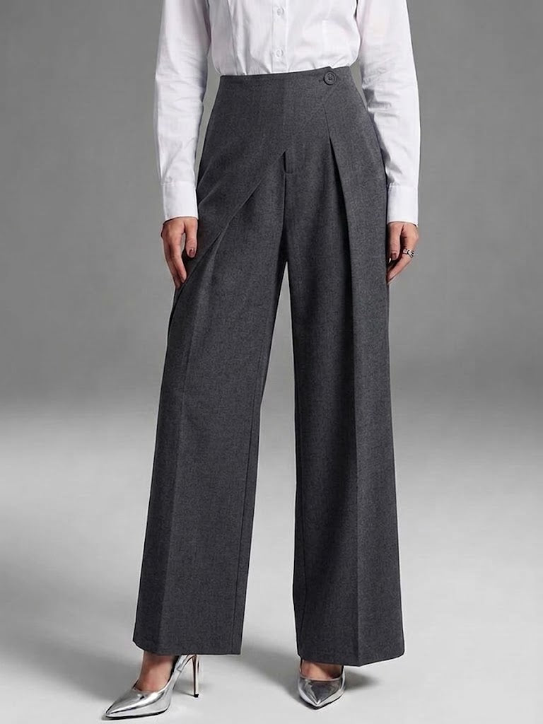 Stylish Casual Straight-leg Trousers