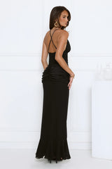 Robe longue de soirée Radiant noire