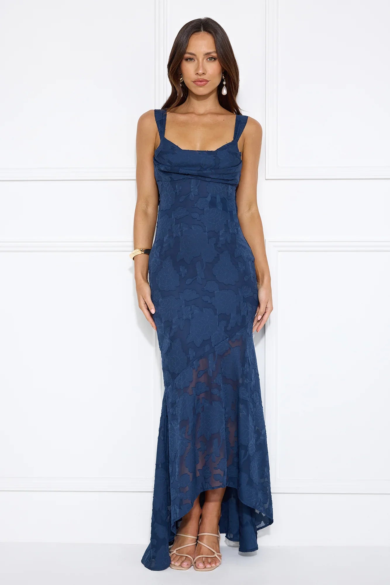 Robe longue Enchanted Empire marron