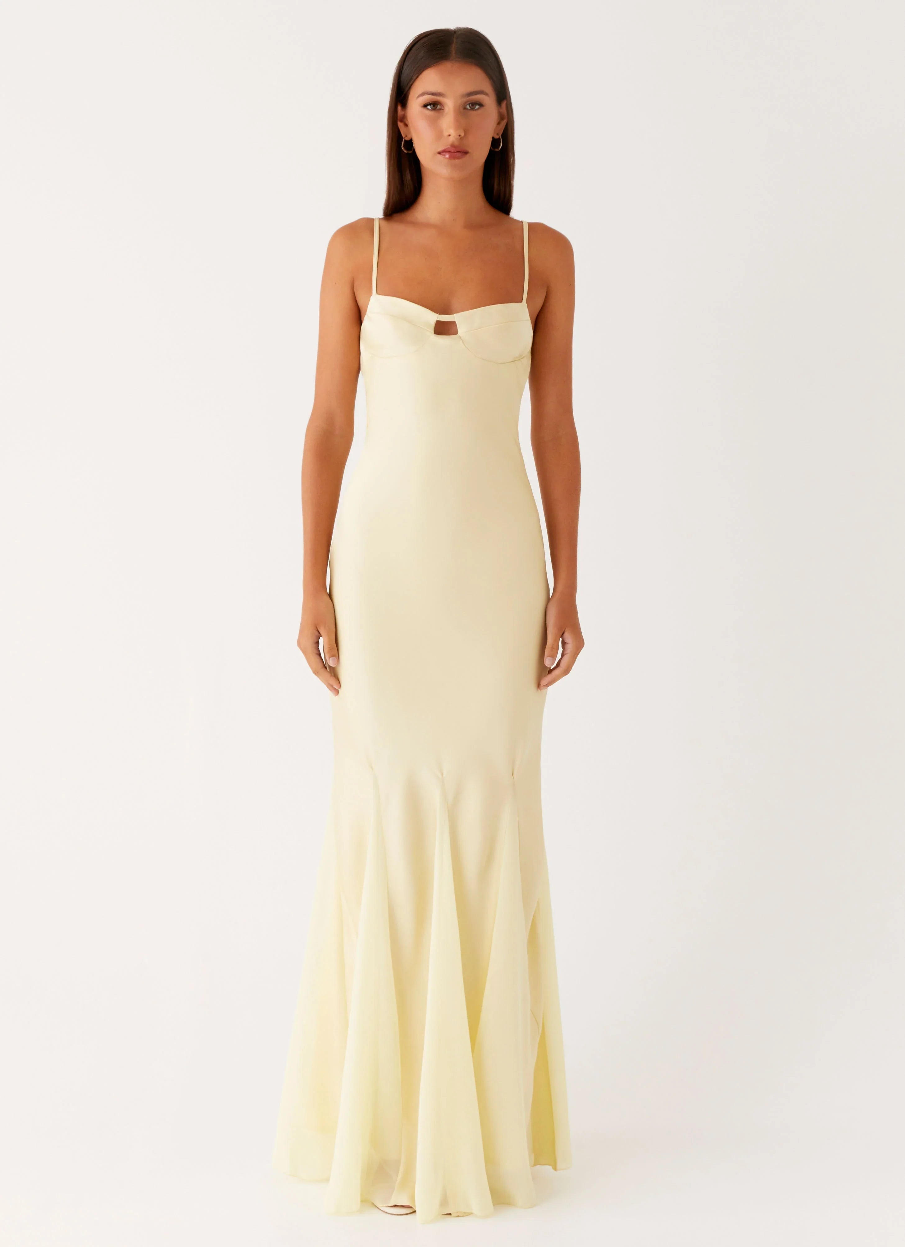 Robe longue Ravello - Jaune ensoleillé