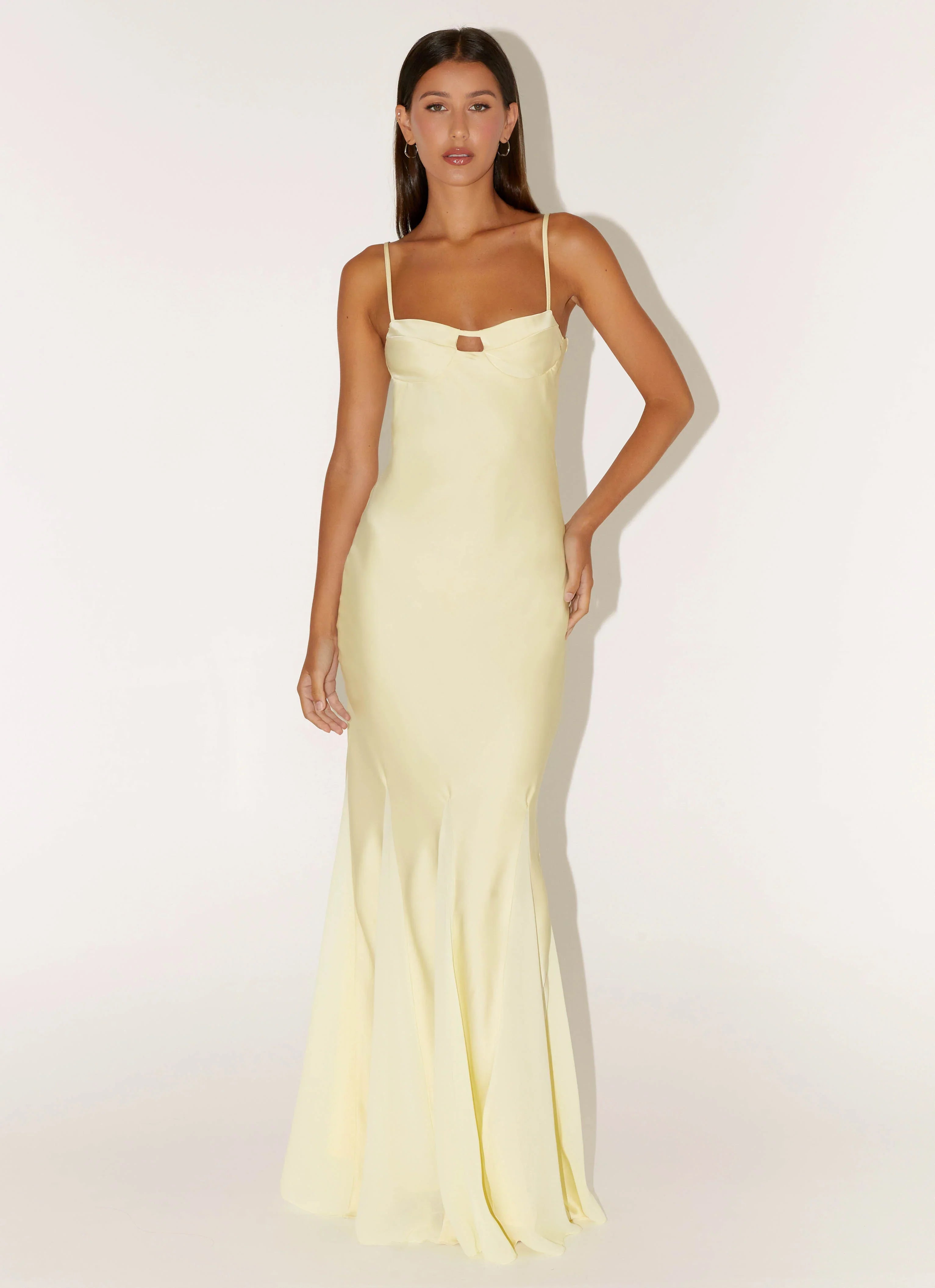 Robe longue Ravello - Jaune ensoleillé