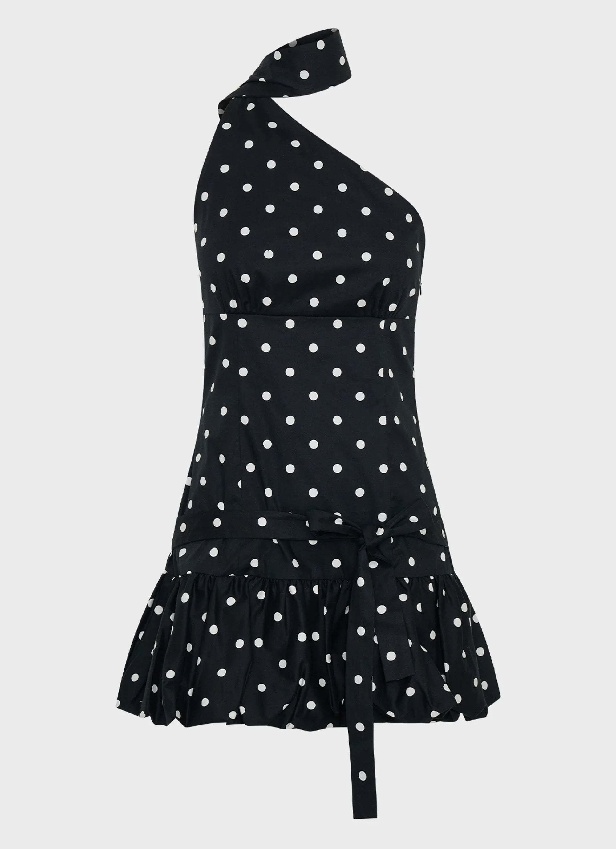 Mini-robe Belina à pois noirs