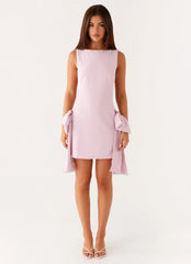 Mini-robe Rhodes Bow – Rose