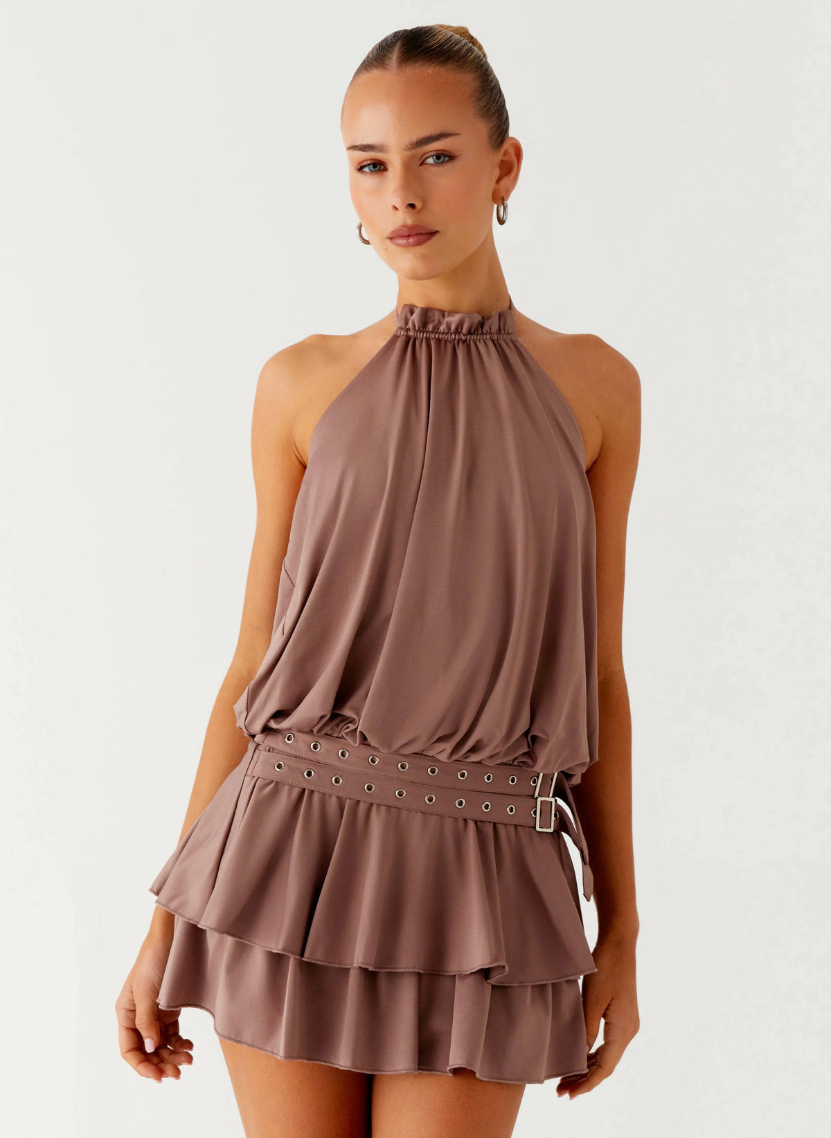 Mini-robe Dopamine Belt - Taupe