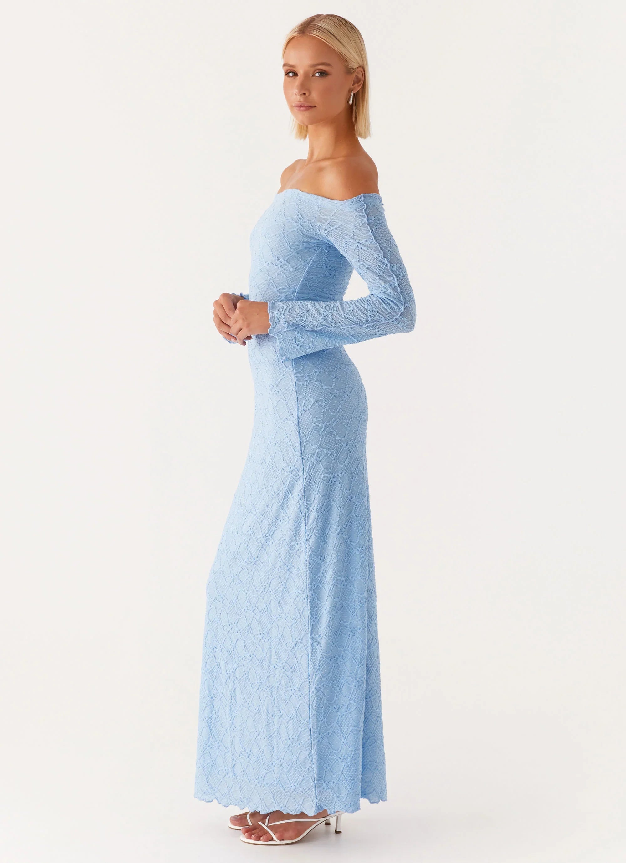 Robe longue Elouera - Bleu ciel