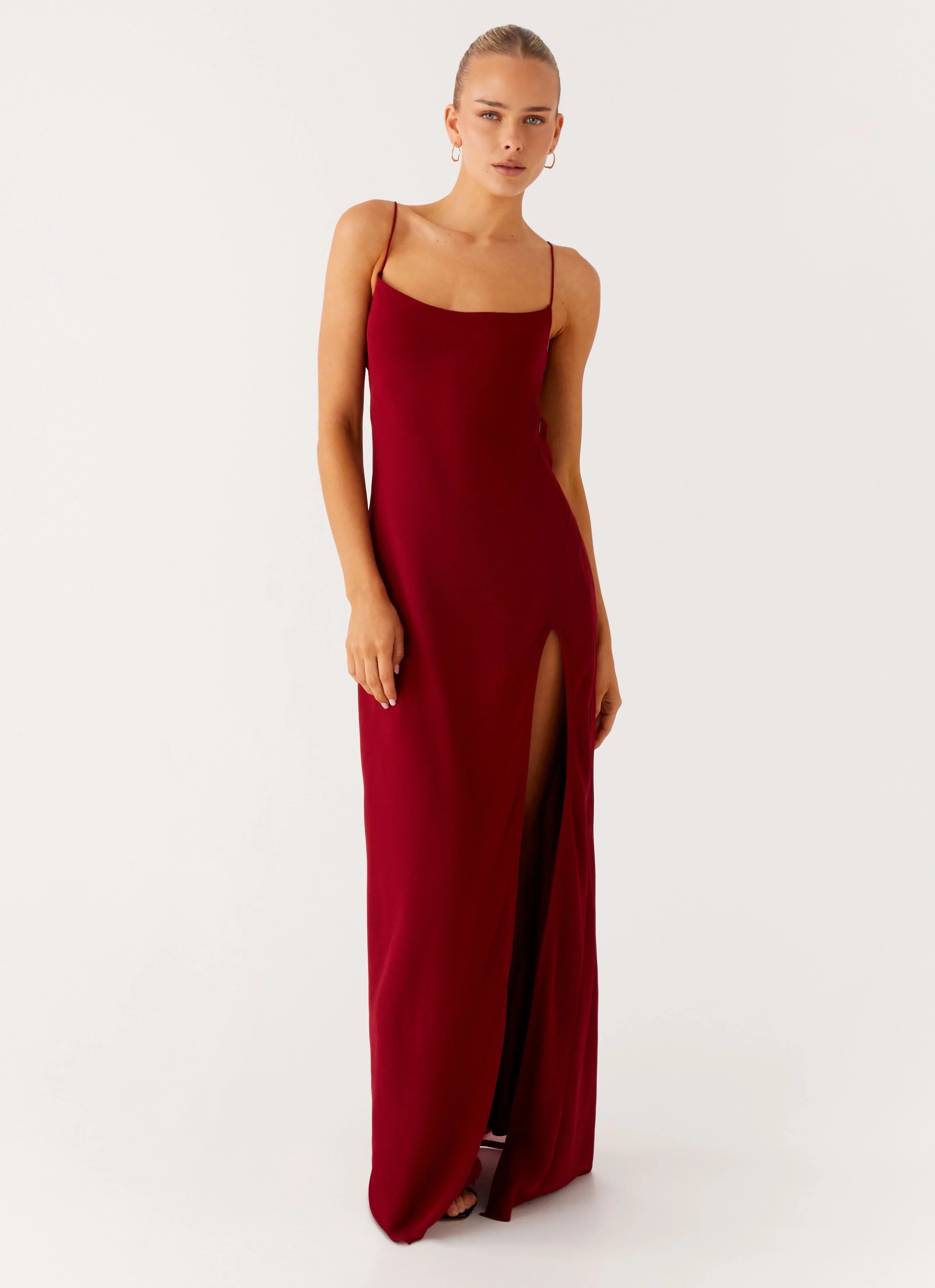 Robe longue Alouette - Bordeaux