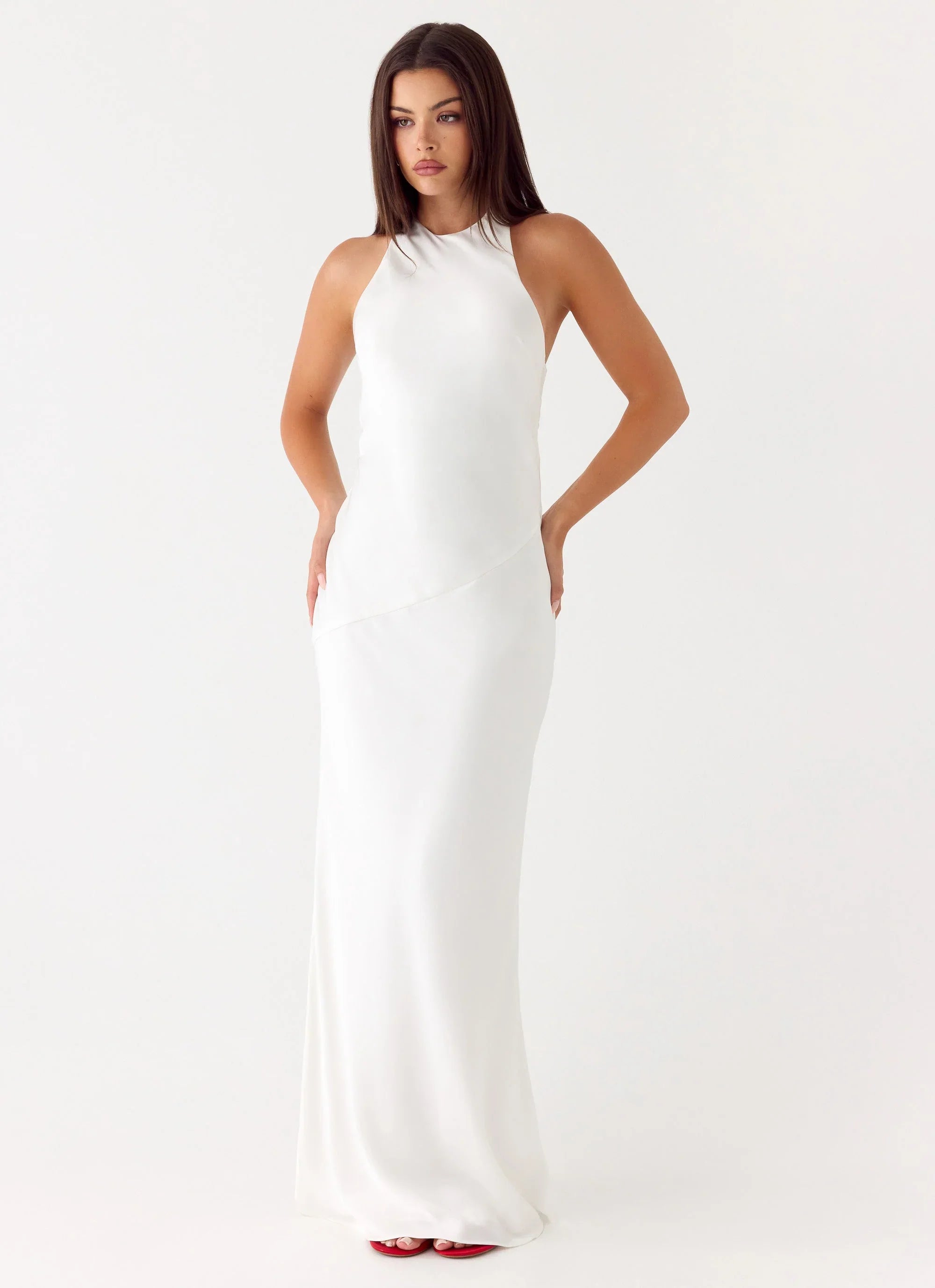 Robe longue Jasmanie - Blanc
