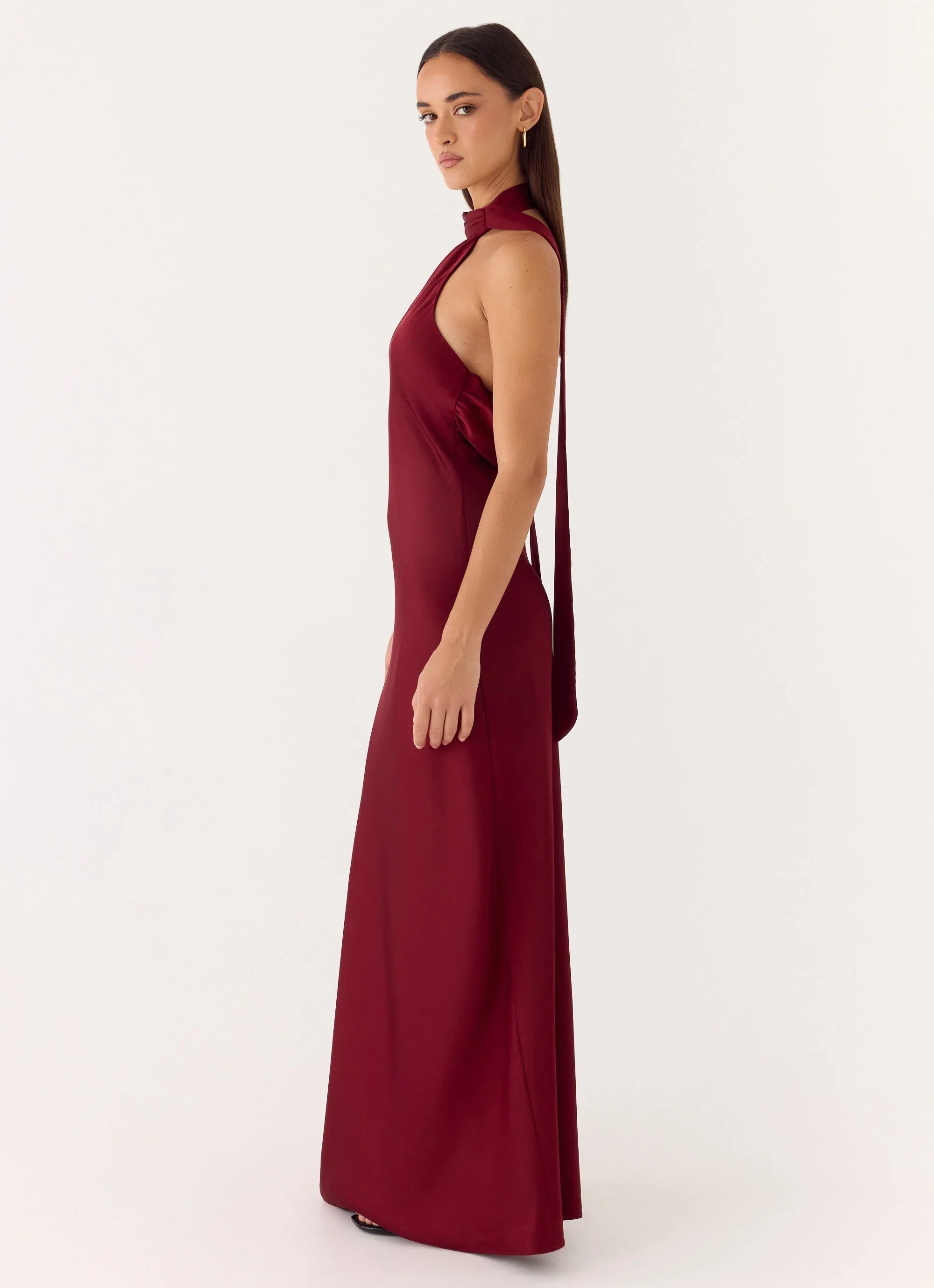 Robe longue Keena - Merlot