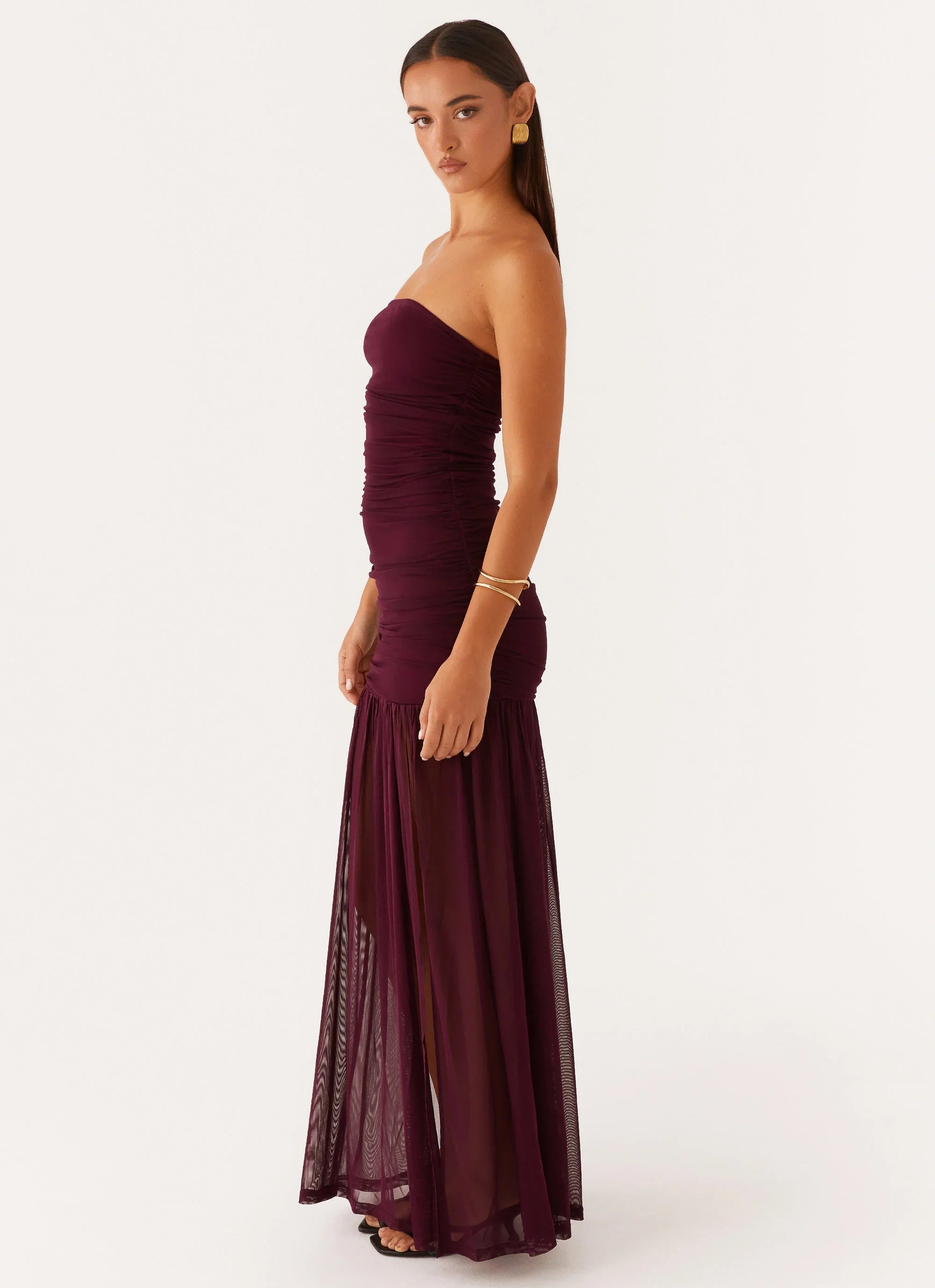 Robe longue Savaya - Mûre