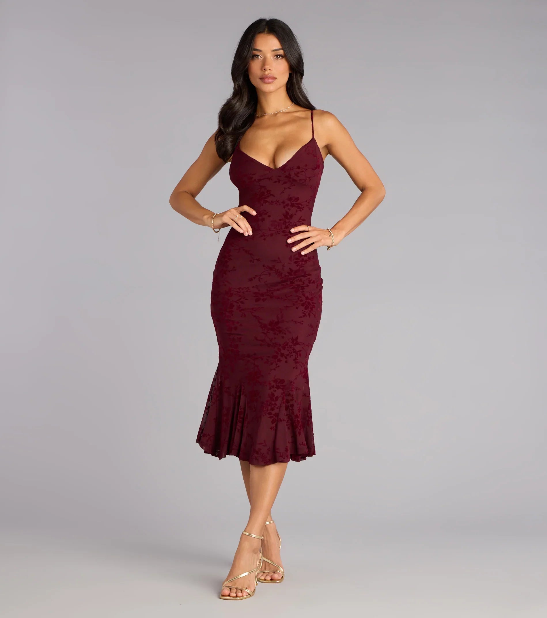 Robe midi sirène Enchanted Hour