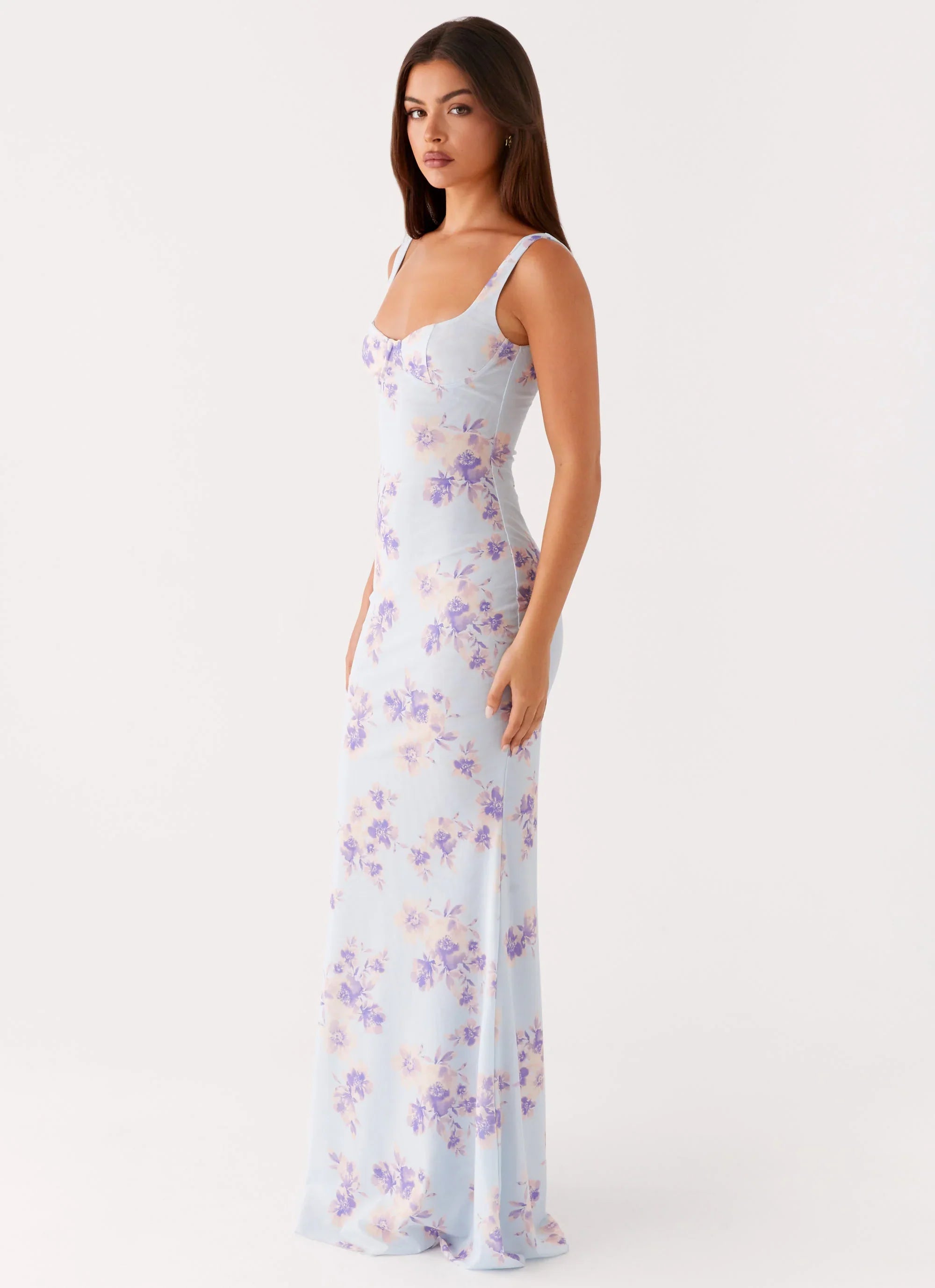 Robe longue Charity - Imprimé