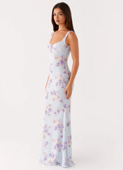 Robe longue Charity - Imprimé