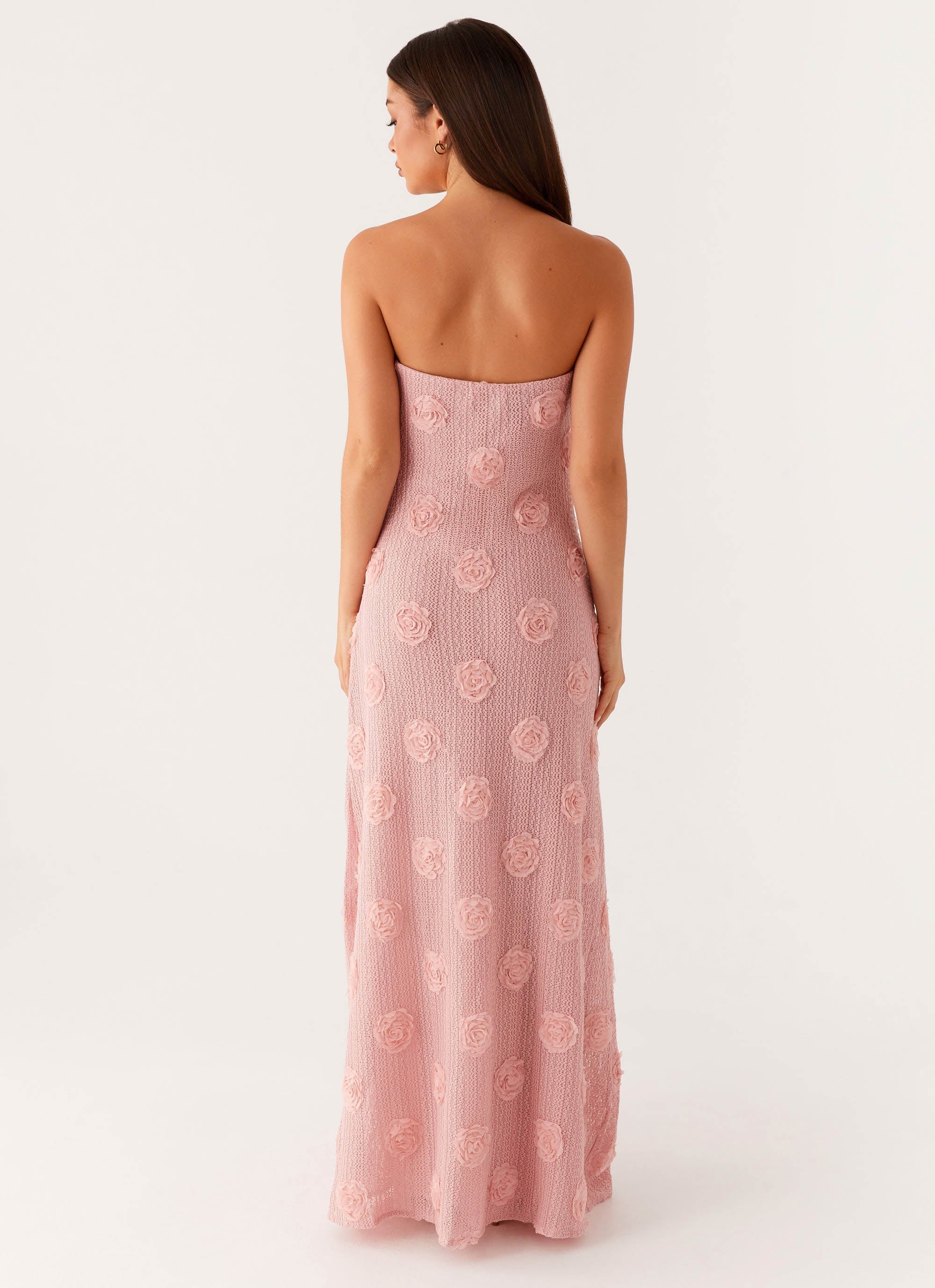Robe longue Holly - Rose