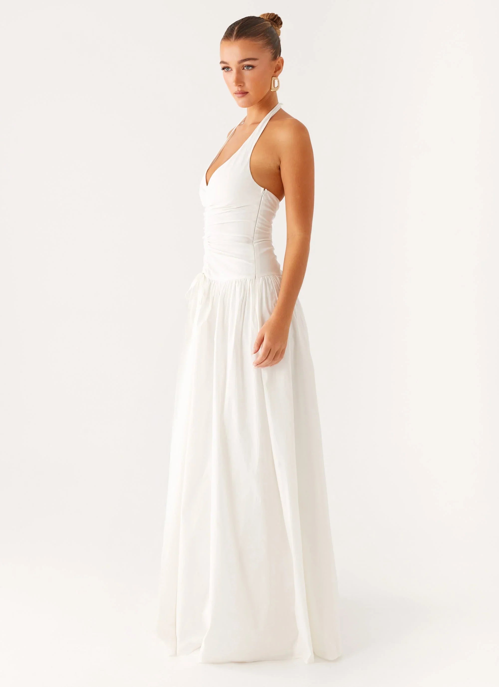 Robe longue Narnie - Ivoire
