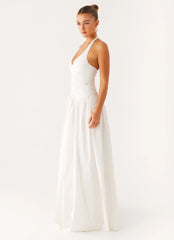 Robe longue Narnie - Ivoire