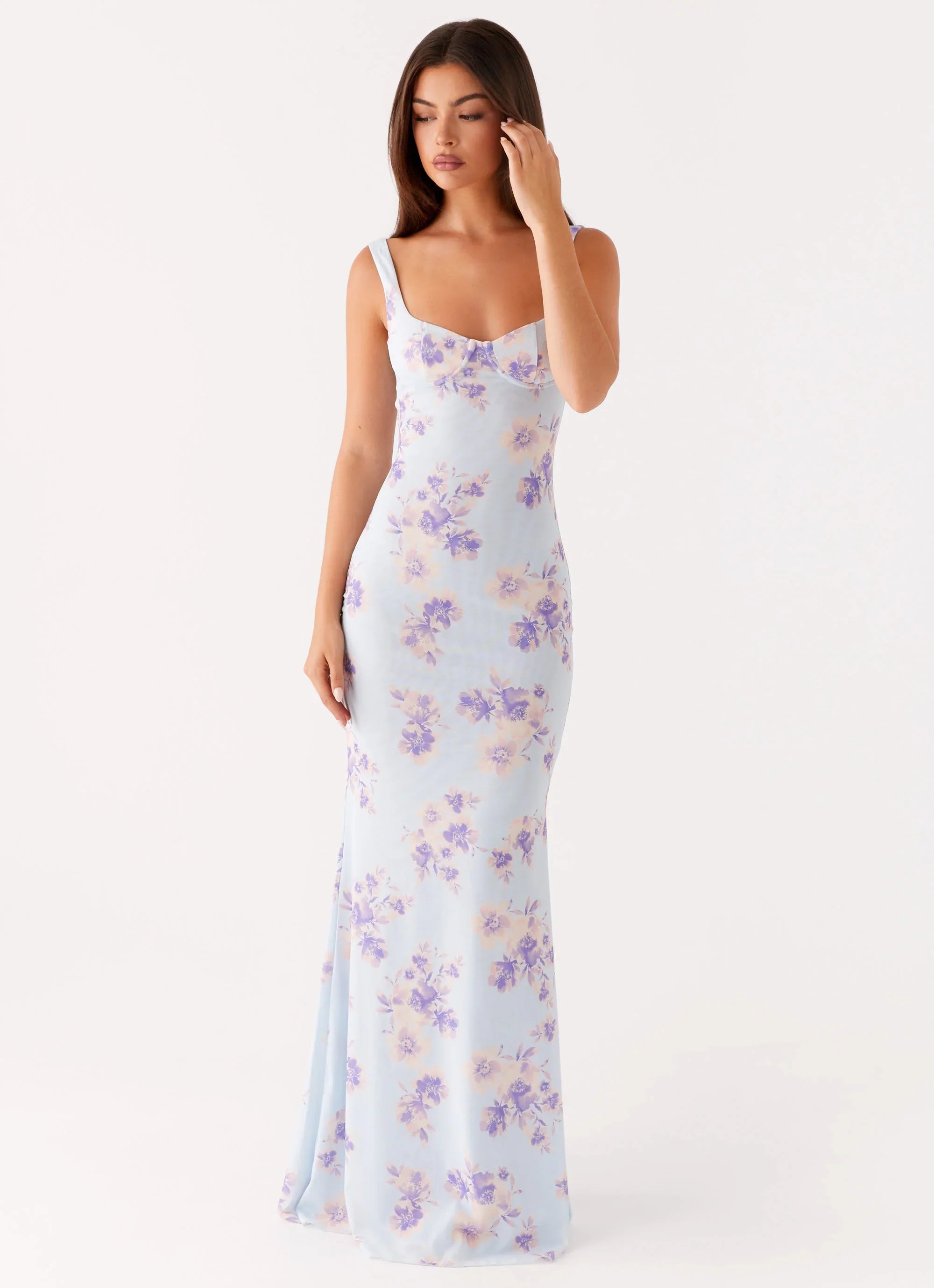 Robe longue Charity - Imprimé