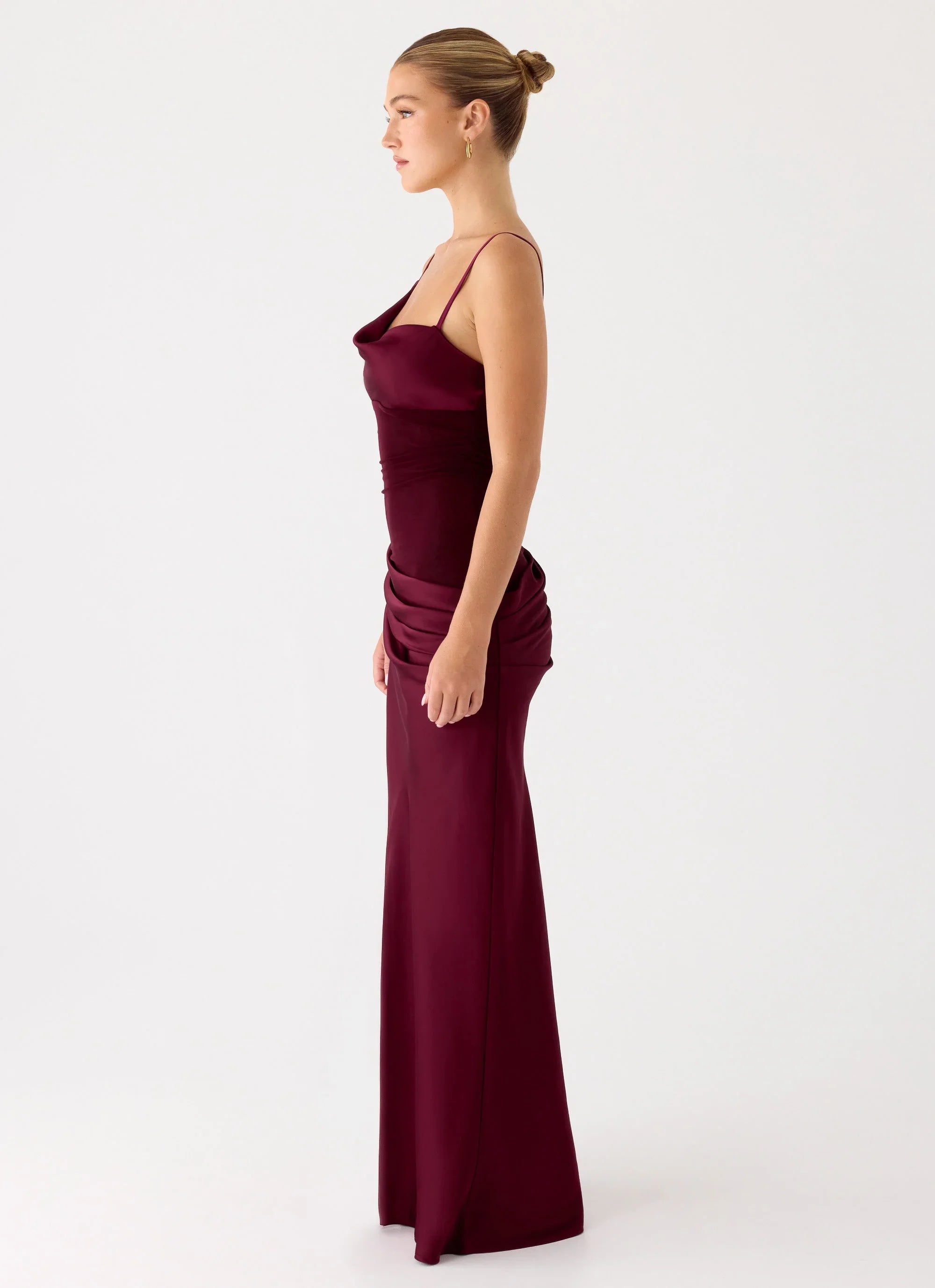 Robe longue Eternal Energy - Merlot