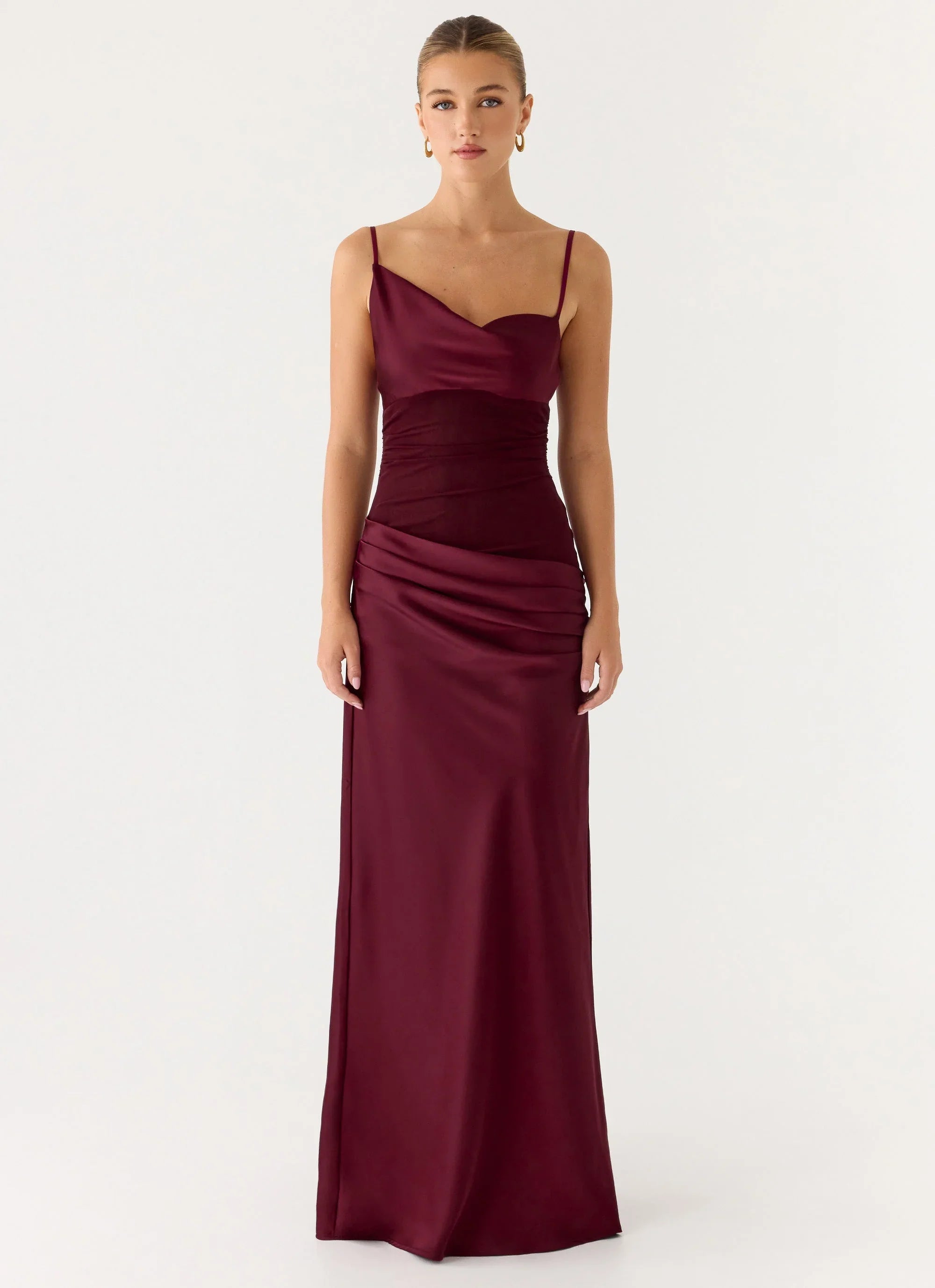 Robe longue Eternal Energy - Merlot