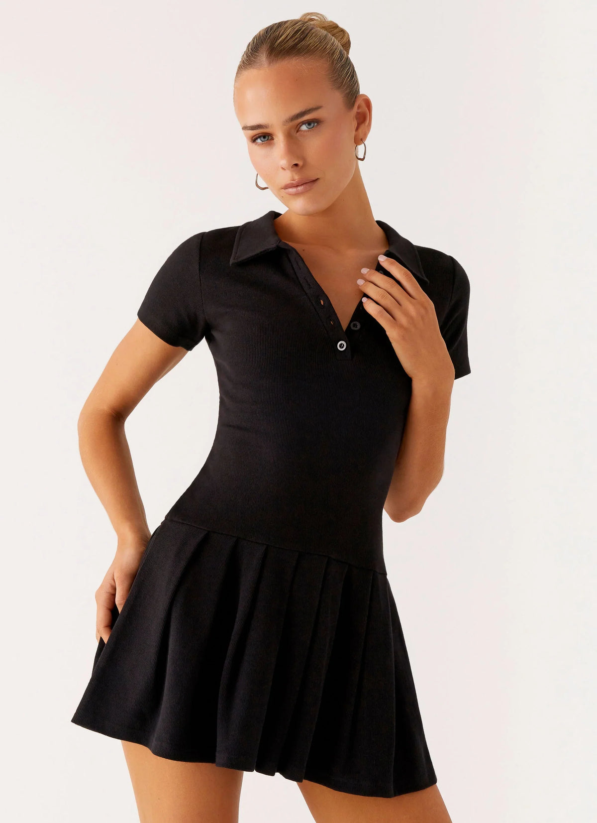 Mini-robe Alondra - Noir