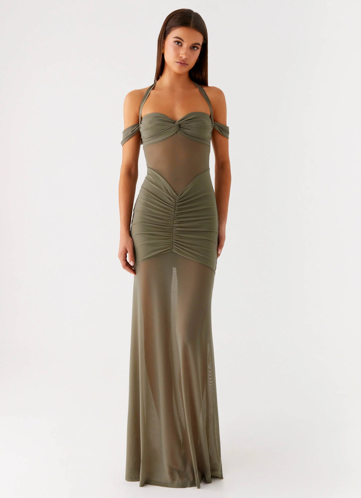Robe longue Ivy Lane - Olive
