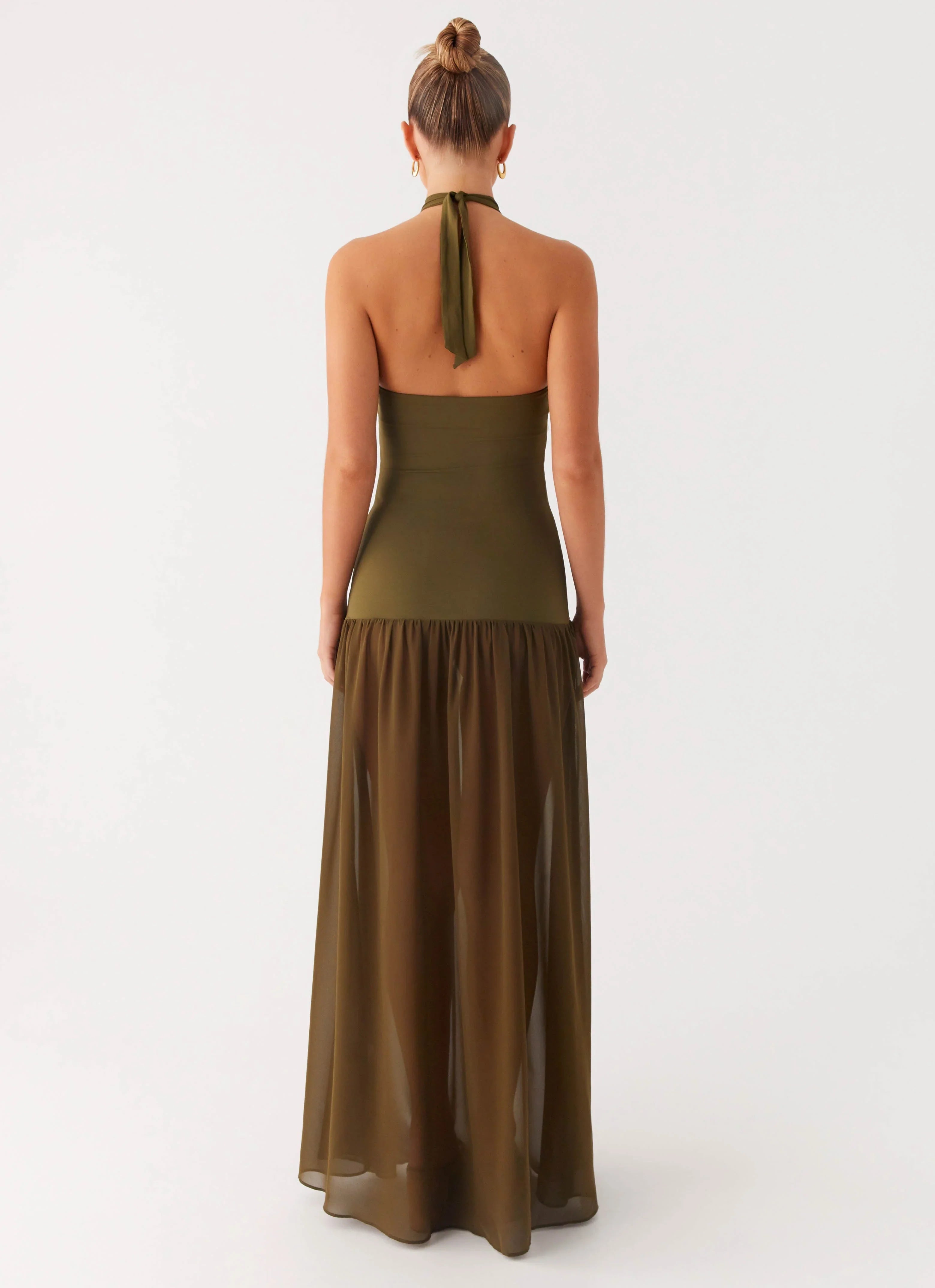 Robe longue Cypress Kiss - Kaki