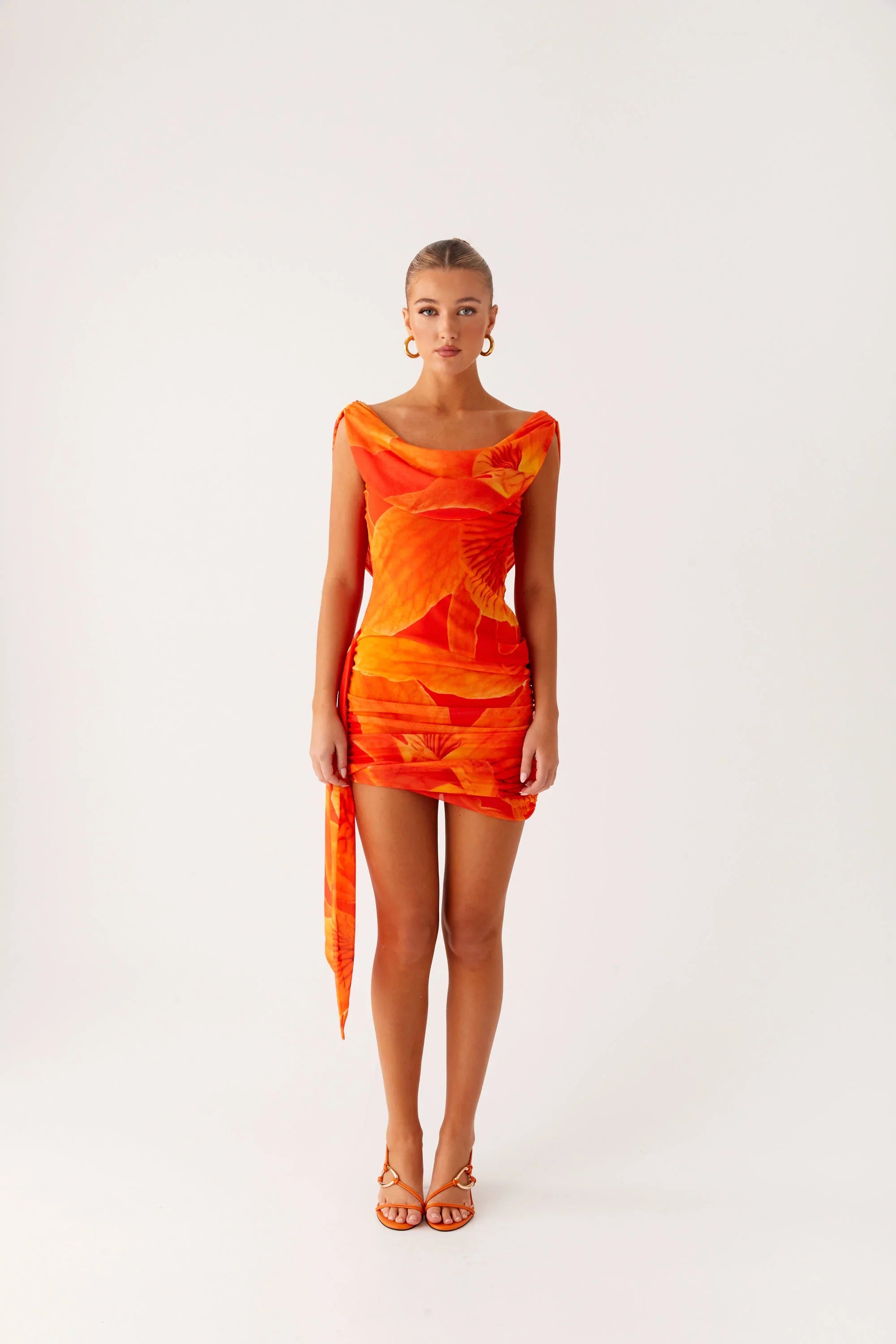 Mini-robe Good Fortune – Orange serein