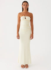 Robe longue Rudy - Jaune