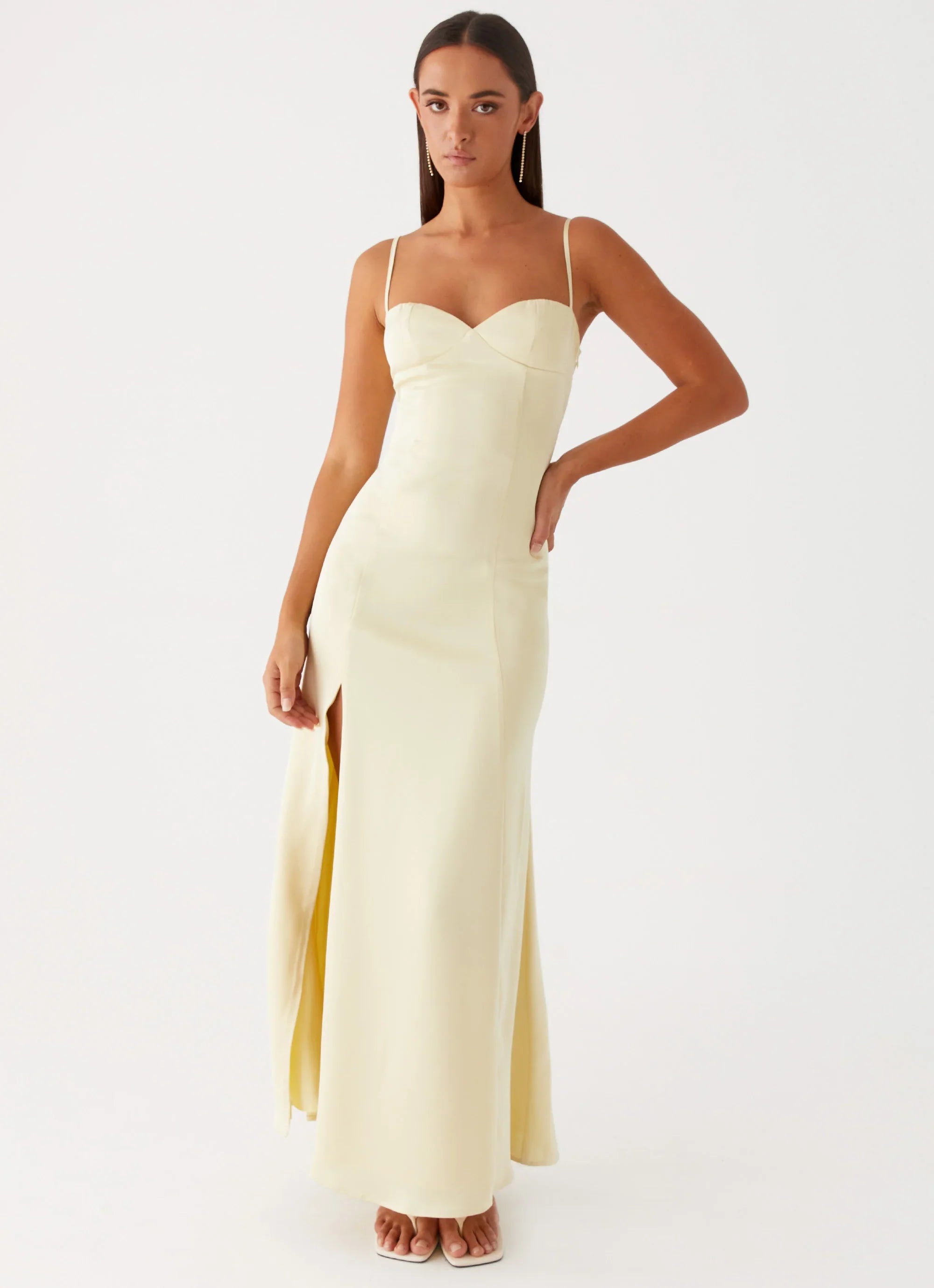 Robe longue Miss Bloom - Citron