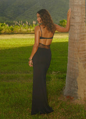 Robe longue Envy - Noir