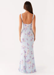 Robe longue Charity - Imprimé