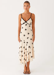 Robe midi Amelia - Nude