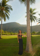 Robe longue Envy - Noir