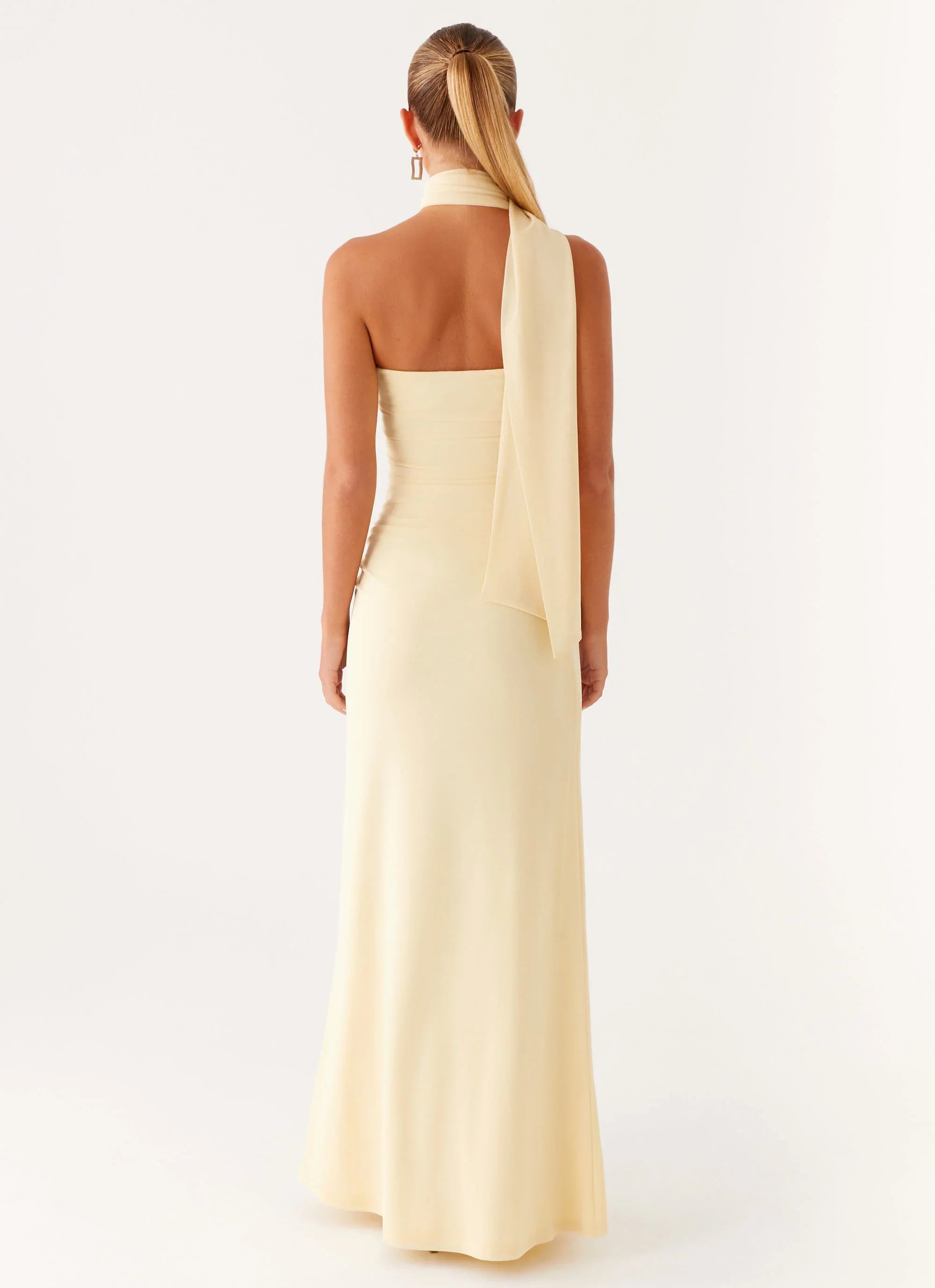 Robe longue Songbird - Jaune