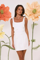 Mini-robe Secret Garden Blooms blanche