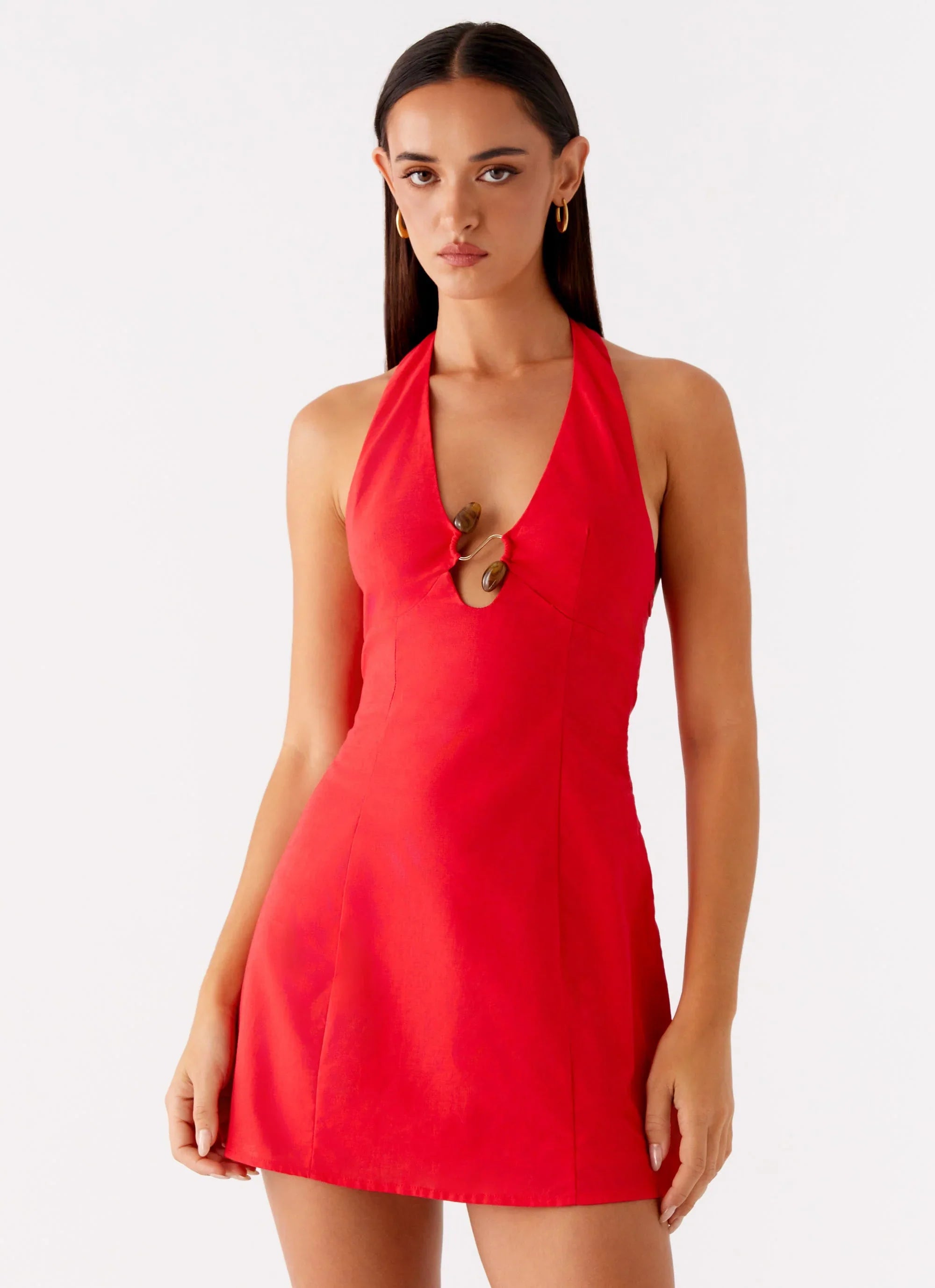 Mini-robe Roxe - Rouge