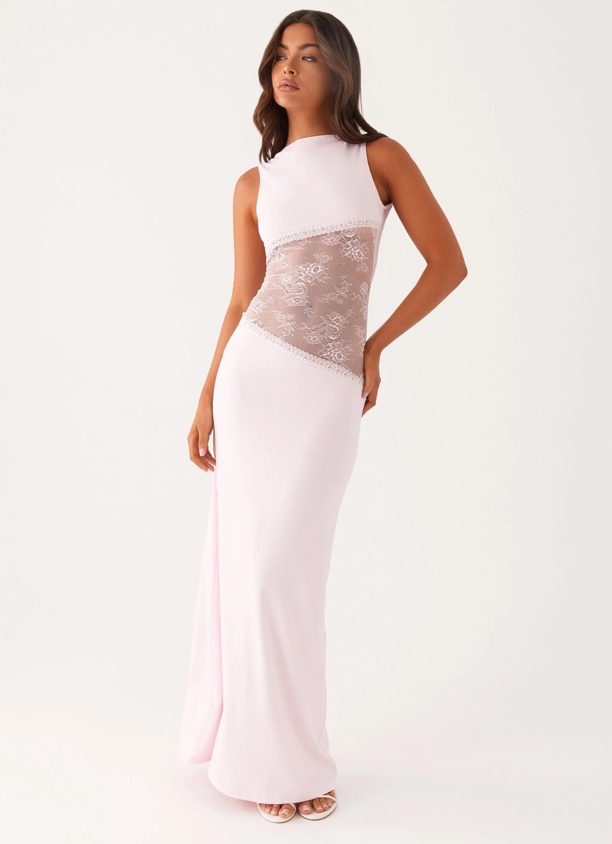 Robe longue Lucinda - Rose