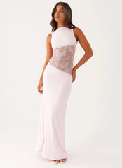 Robe longue Lucinda - Rose