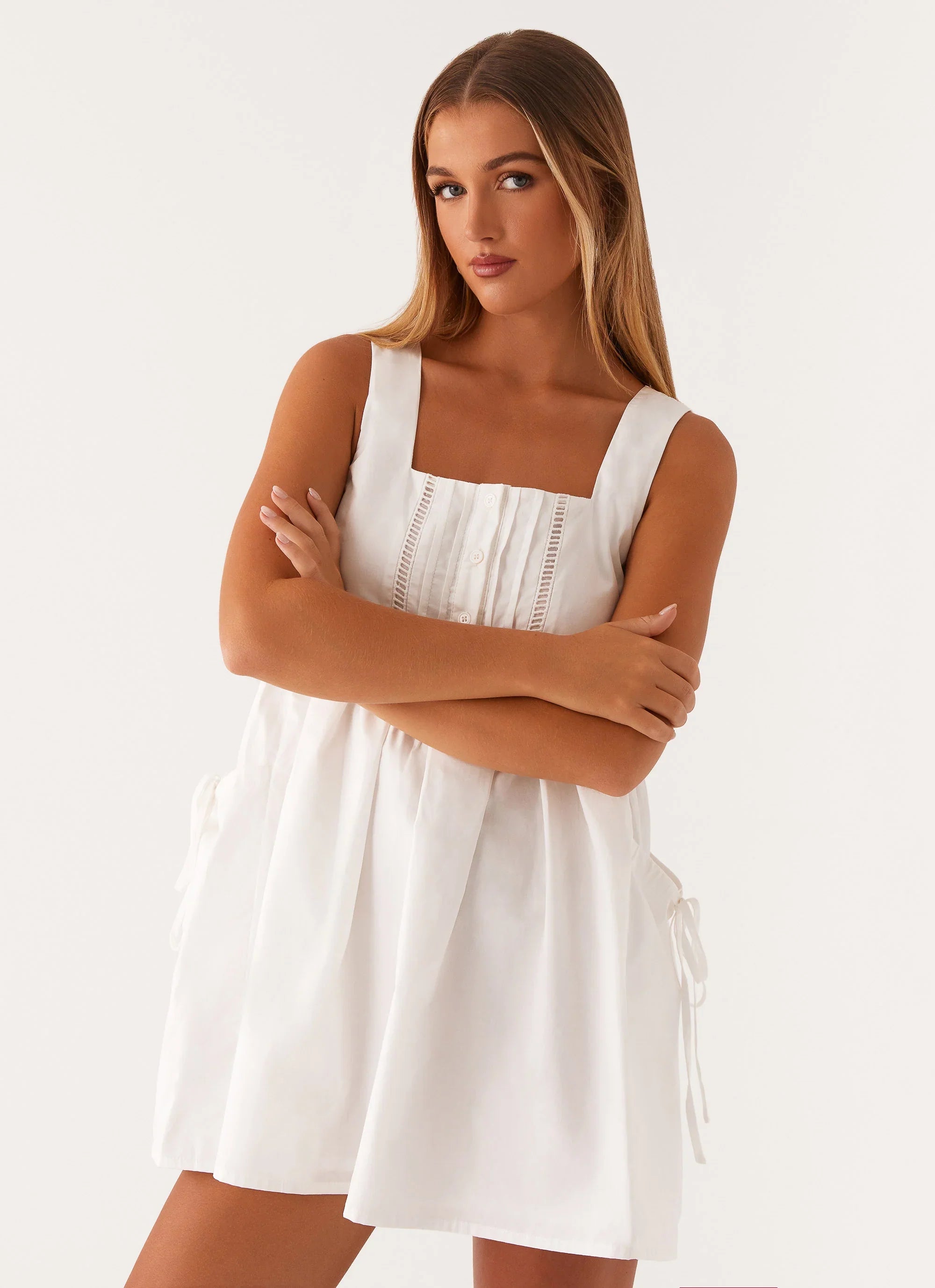 Mini-robe de poupée Ottoline - Blanc