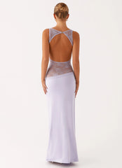 Robe longue Lucinda - Lilas