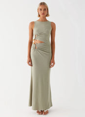 Robe longue Lennox - Sauge